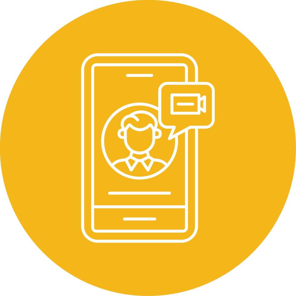 Conference Line Multi Circle Icon vector