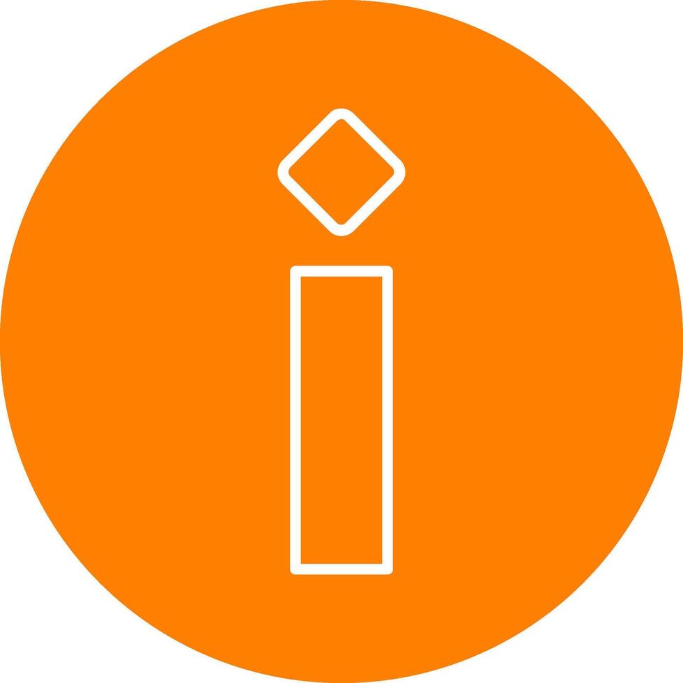Small i Icon vector