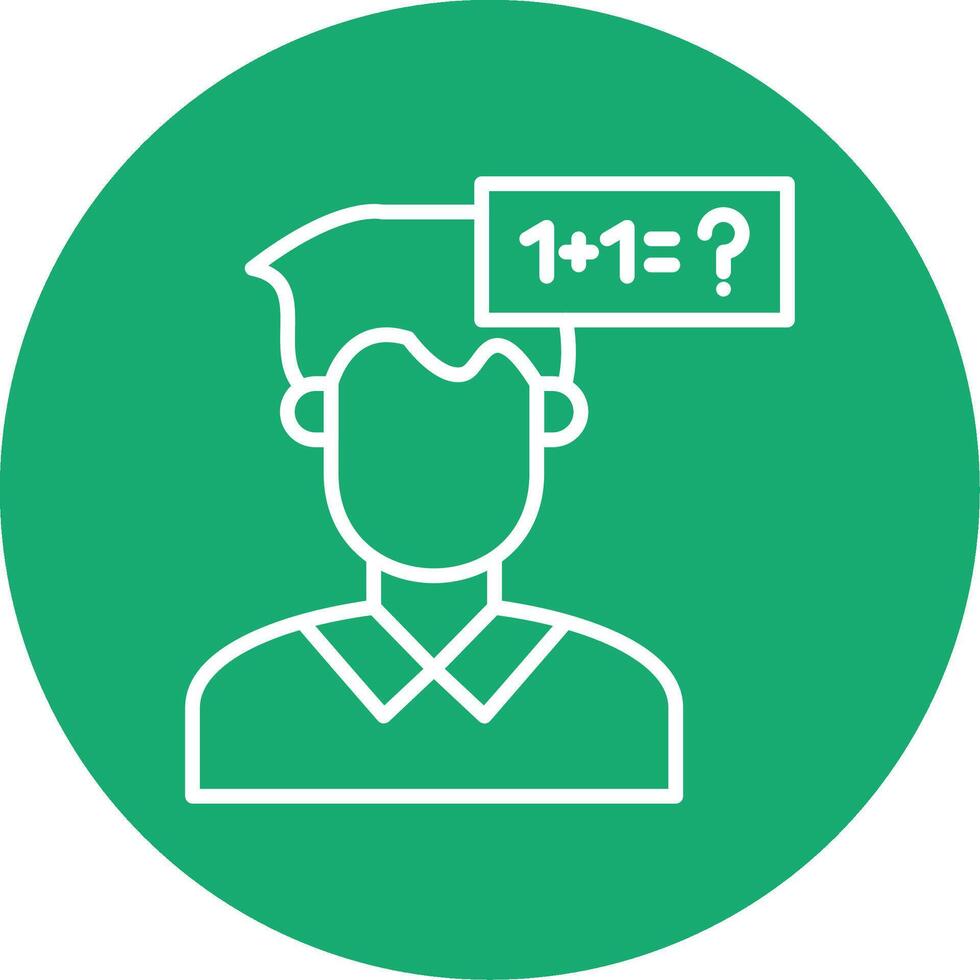 Parkinson Line Multi Circle Icon vector