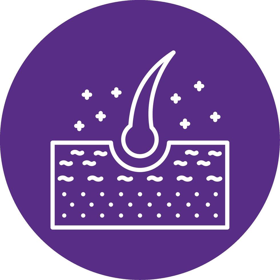 Hair Line Multi Circle Icon vector