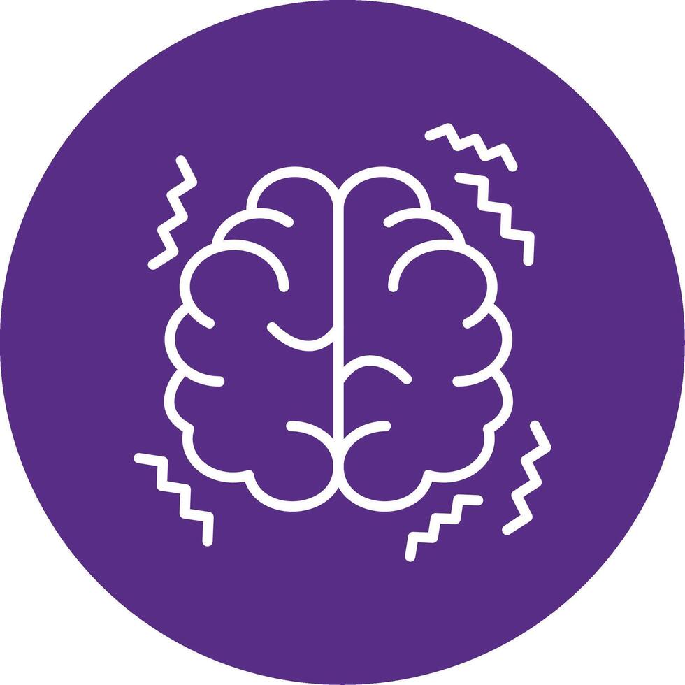 Parkinson Line Multi Circle Icon vector