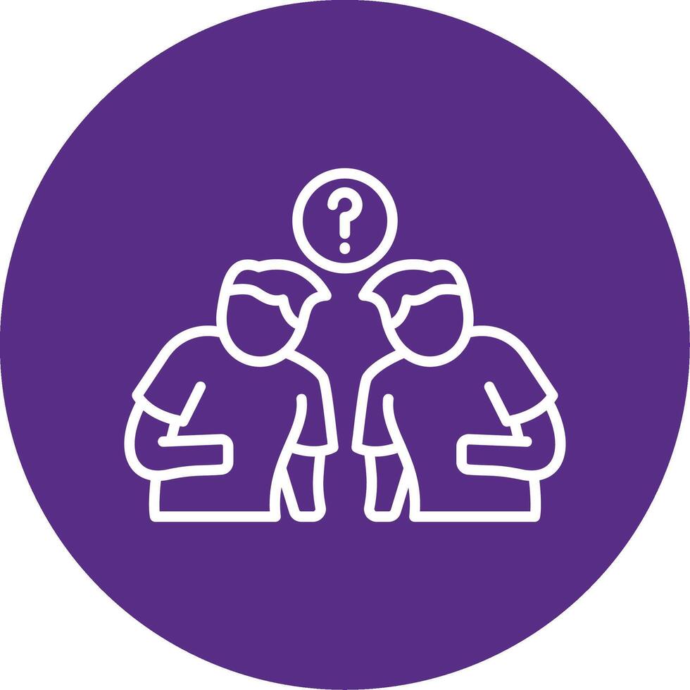 Virus Spread Line Multi Circle Icon vector