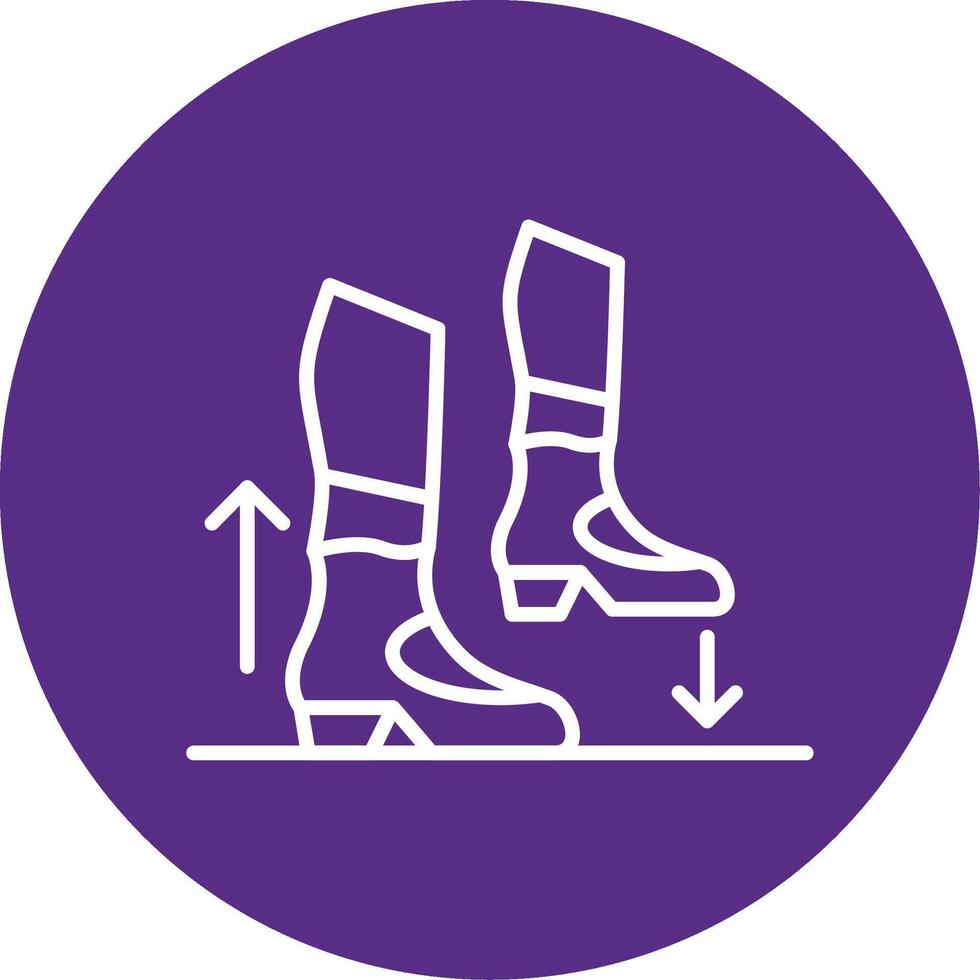 Step Line Multi Circle Icon vector