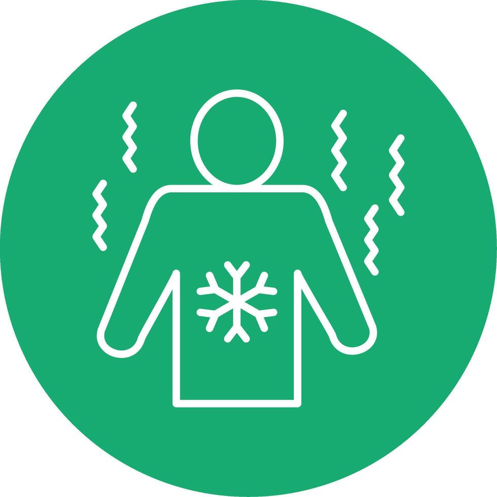 Chills Line Multi Circle Icon vector