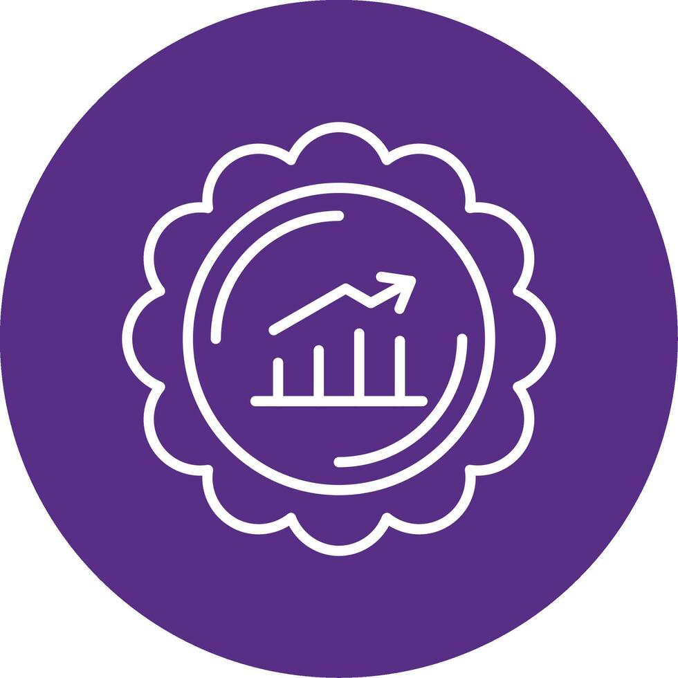 Sales Line Multi Circle Icon vector