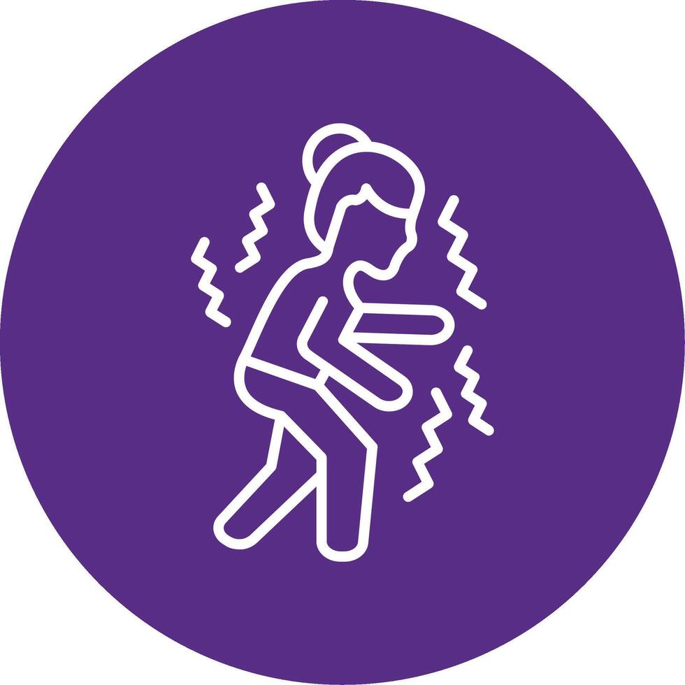 Parkinson Line Multi Circle Icon vector