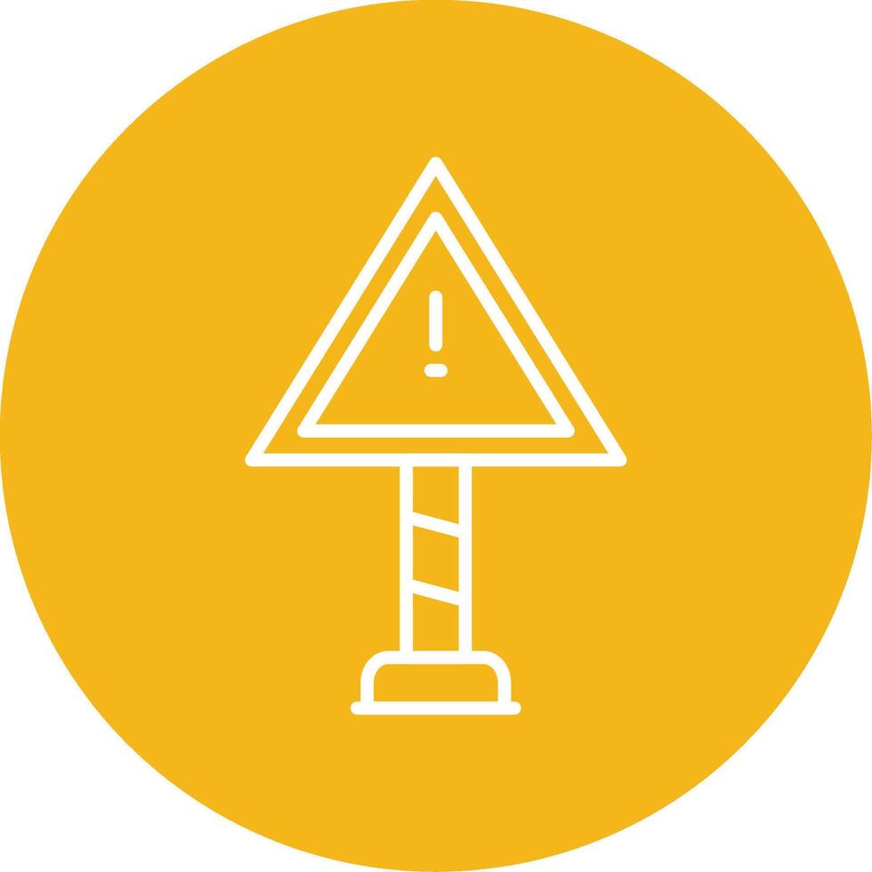 Risk Line Multi Circle Icon vector