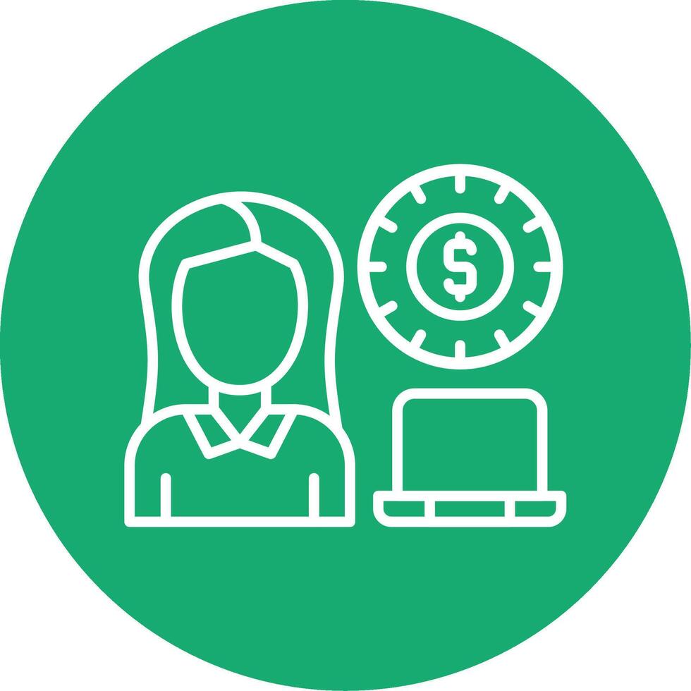 Freelancer Line Multi Circle Icon 47471302 Vector Art at Vecteezy