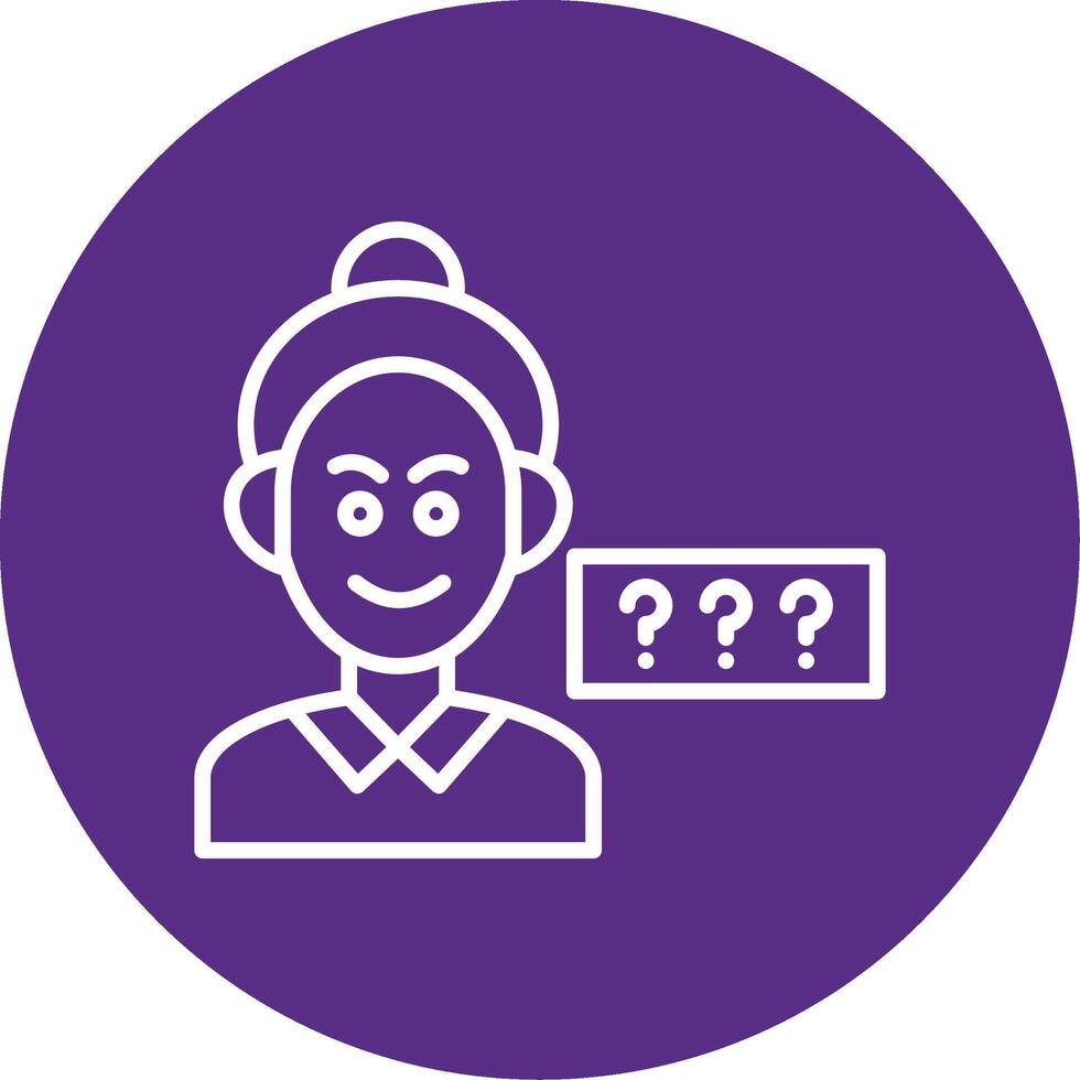 Parkinson Line Multi Circle Icon vector