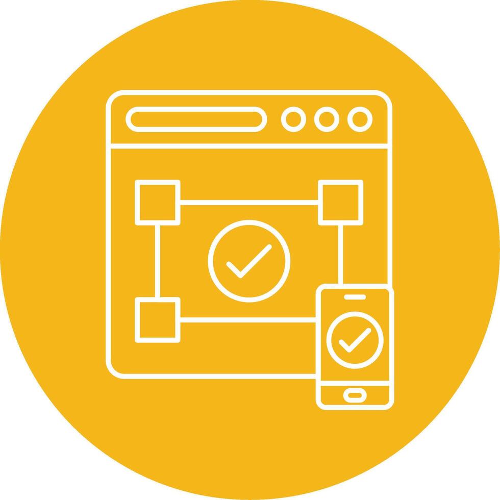 Accesibility Line Multi Circle Icon vector