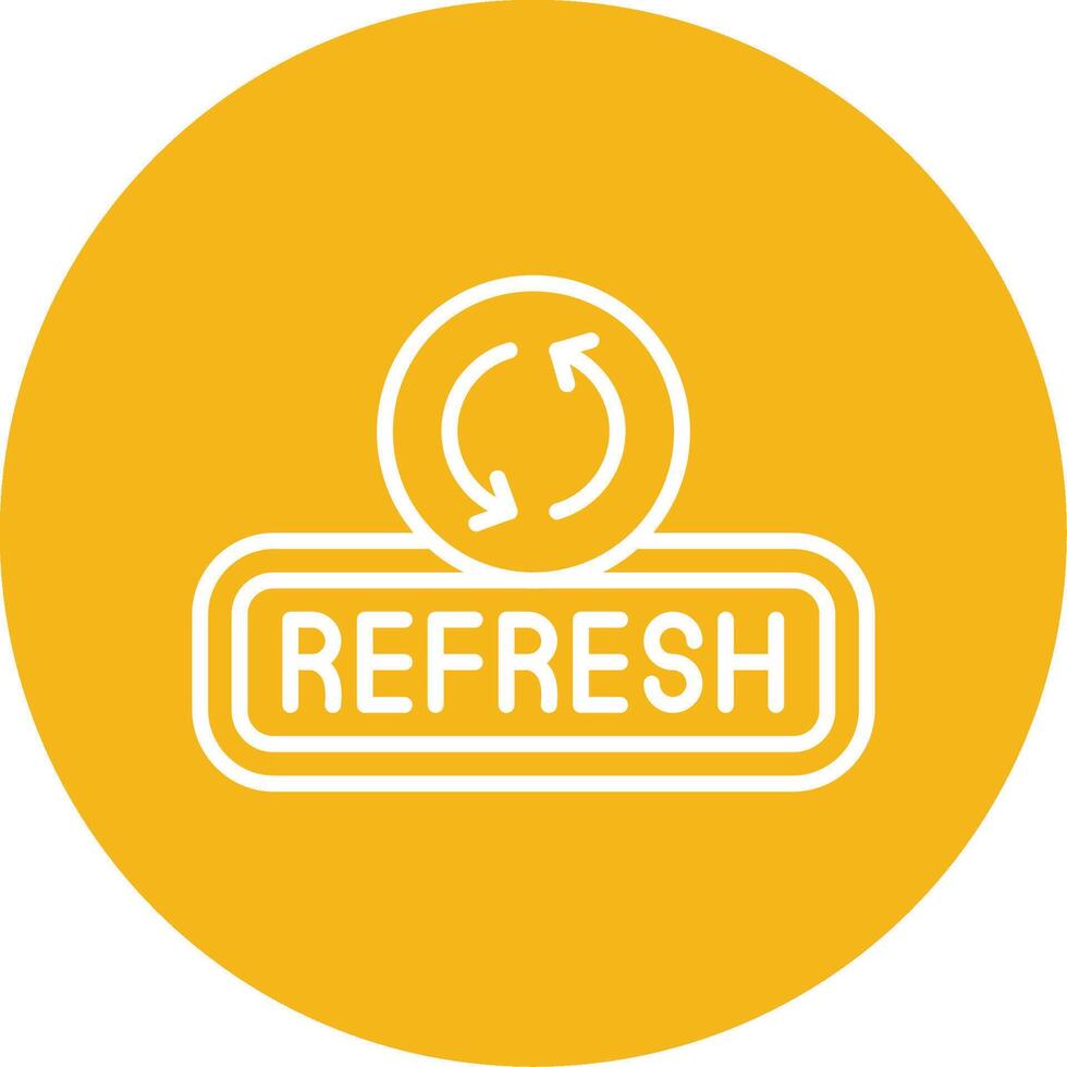 Refresh Line Multi Circle Icon vector
