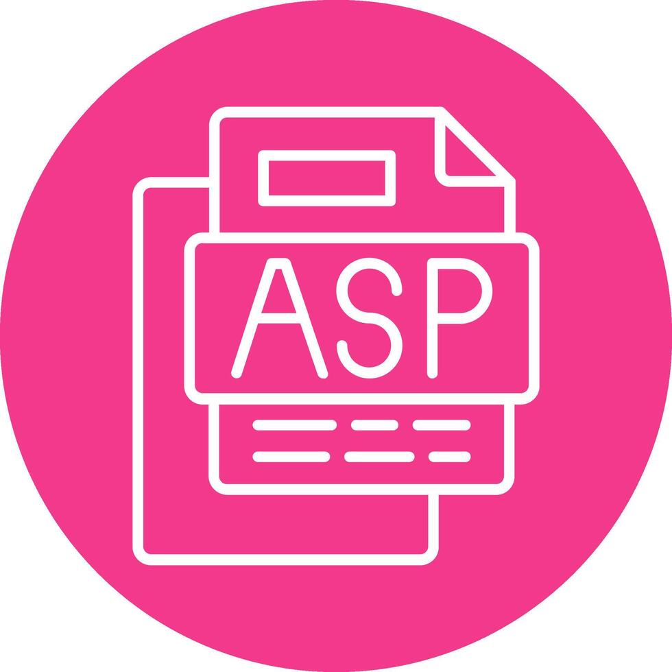 áspid archivo línea multi circulo icono vector