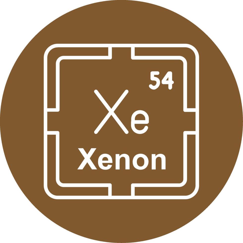 Xenon Line Multi Circle Icon vector