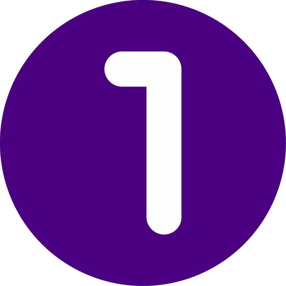 One Glyph Multi Circle Icon vector