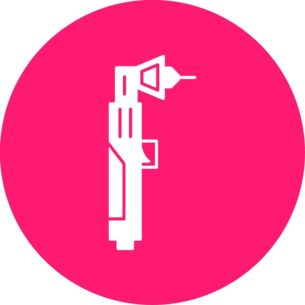 Plasma Cutter Glyph Multi Circle Icon vector