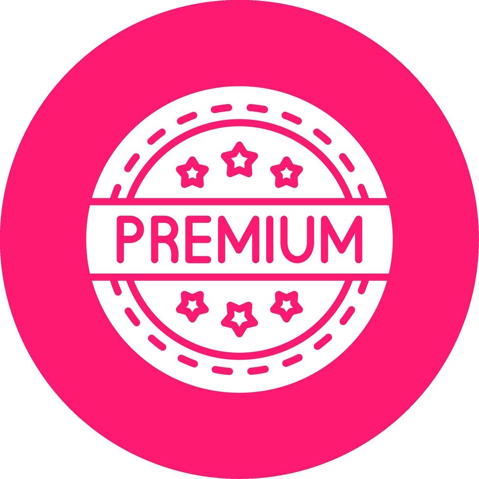 Premium Glyph Multi Circle Icon vector