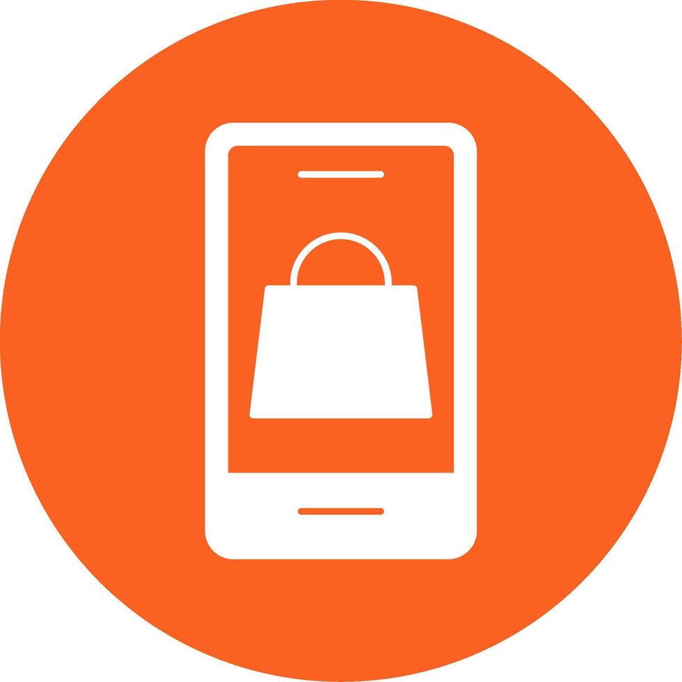 OnGlyph Multi Circle Shopping Glyph Multi Circle Icon vector