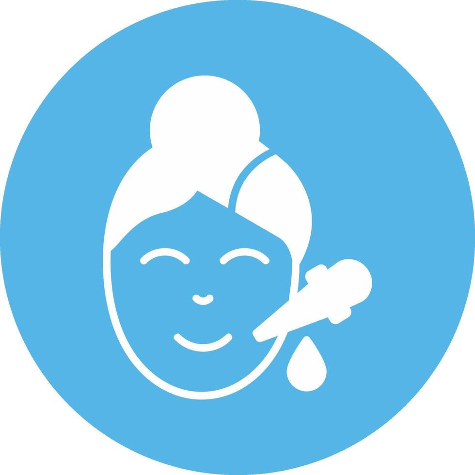 Serum Glyph Multi Circle Icon vector