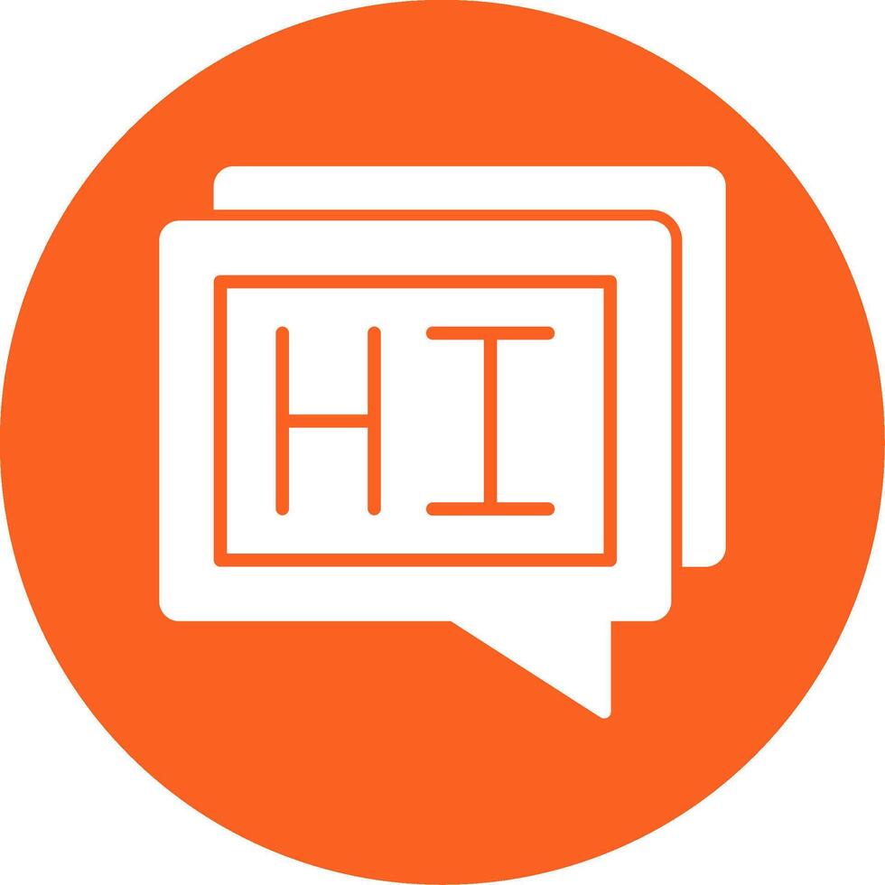 Hi Glyph Multi Circle Icon vector