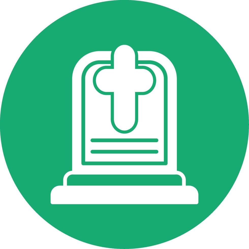 Christianity Glyph Multi Circle Icon vector