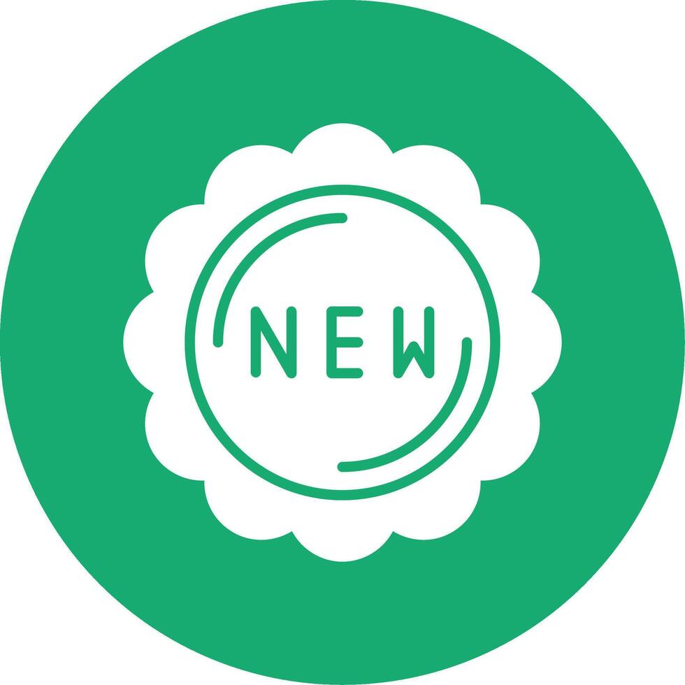 New Glyph Multi Circle Icon vector