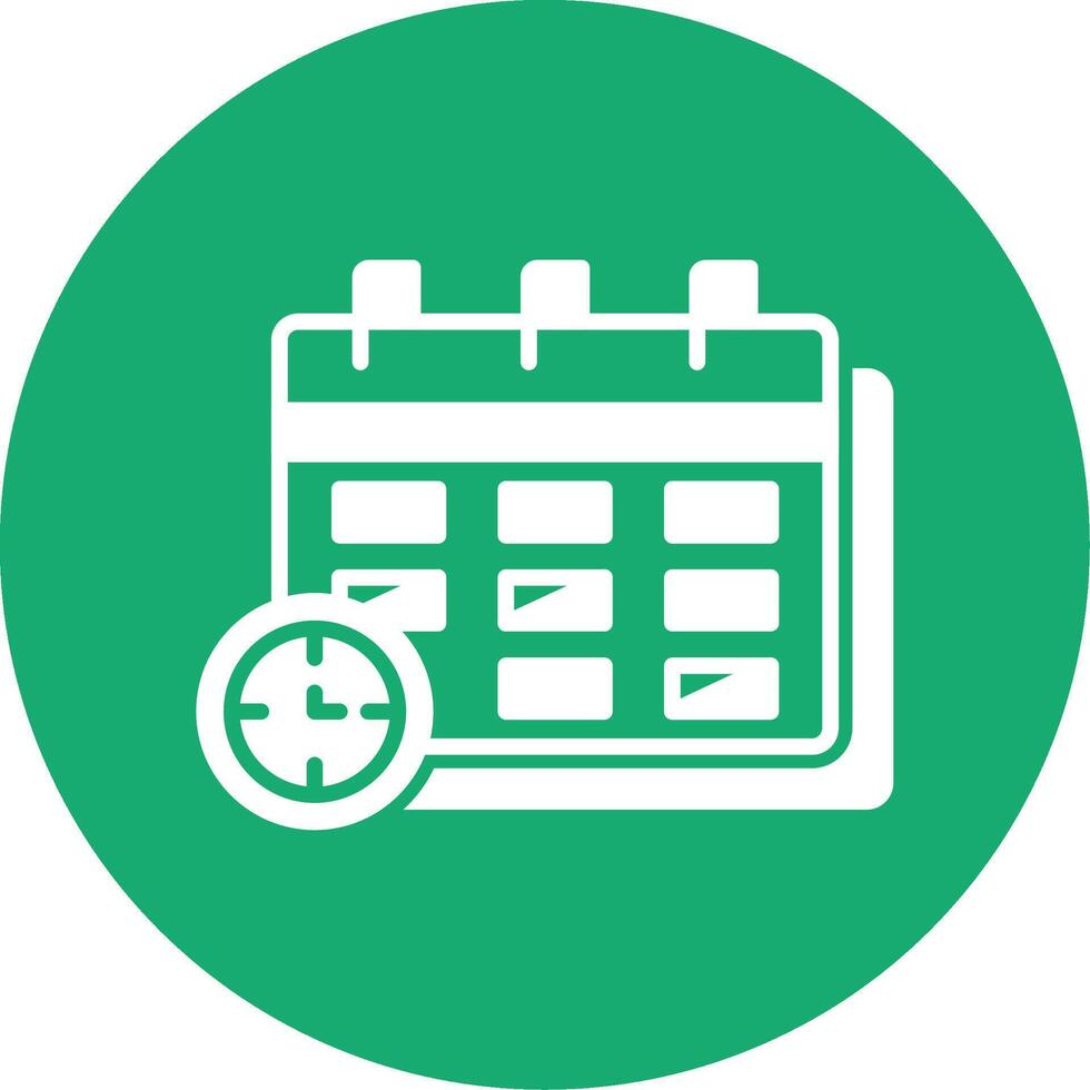Term Glyph Multi Circle Icon vector