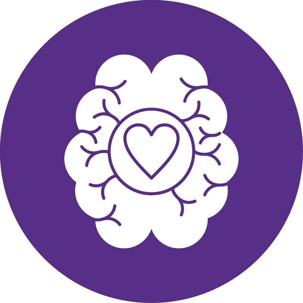 Dopamine Glyph Multi Circle Icon vector