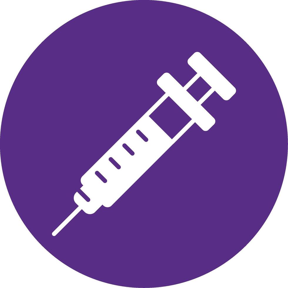 Injection Glyph Multi Circle Icon vector