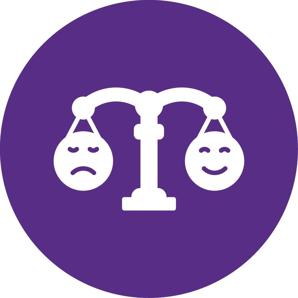 Scale Glyph Multi Circle Icon vector