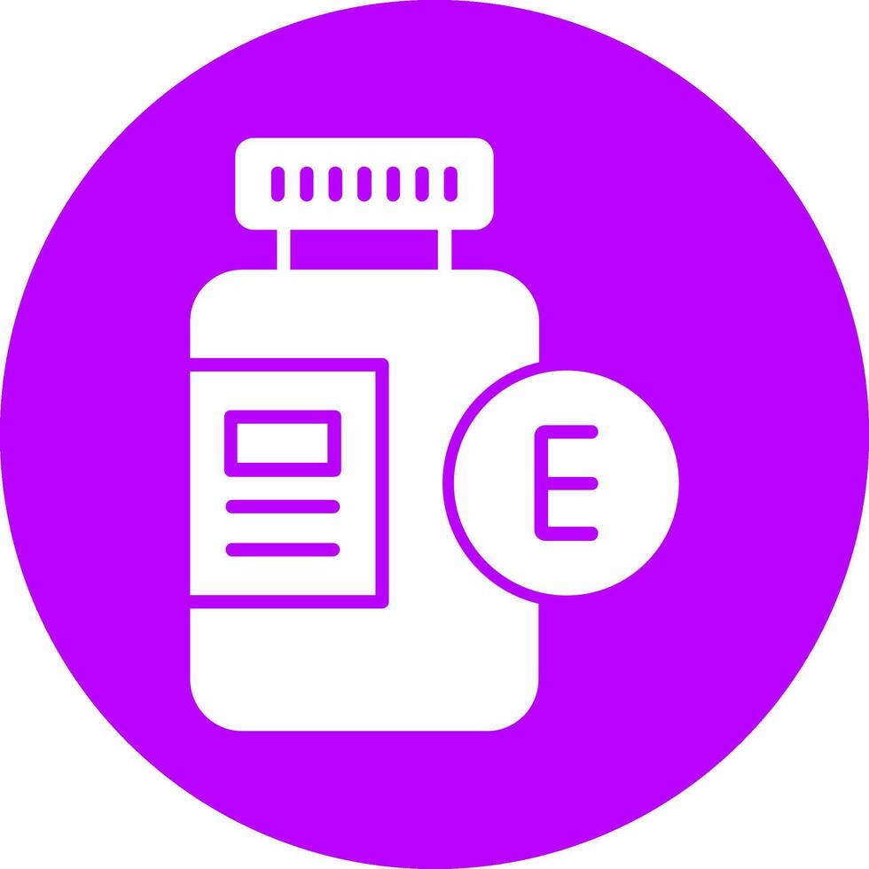 Suplement Glyph Multi Circle Icon vector