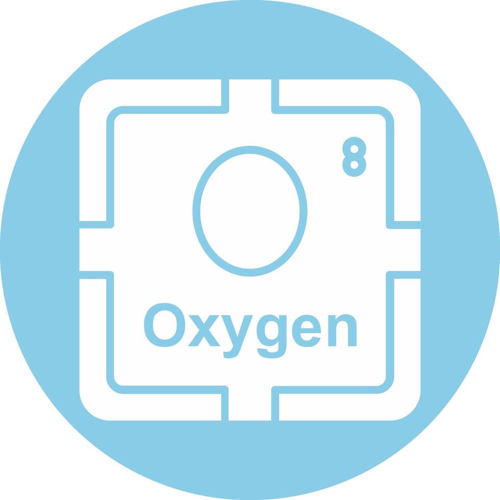 Oxygen Glyph Multi Circle Icon vector