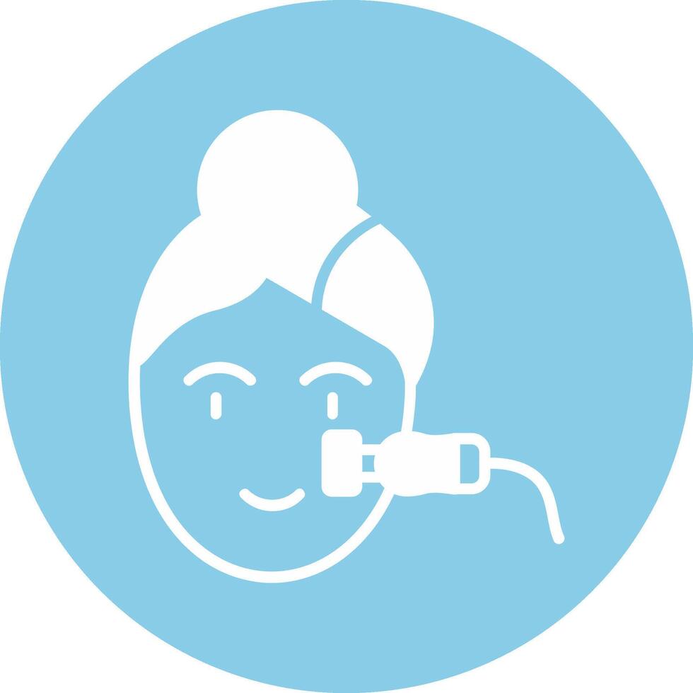 Treatment Glyph Multi Circle Icon vector