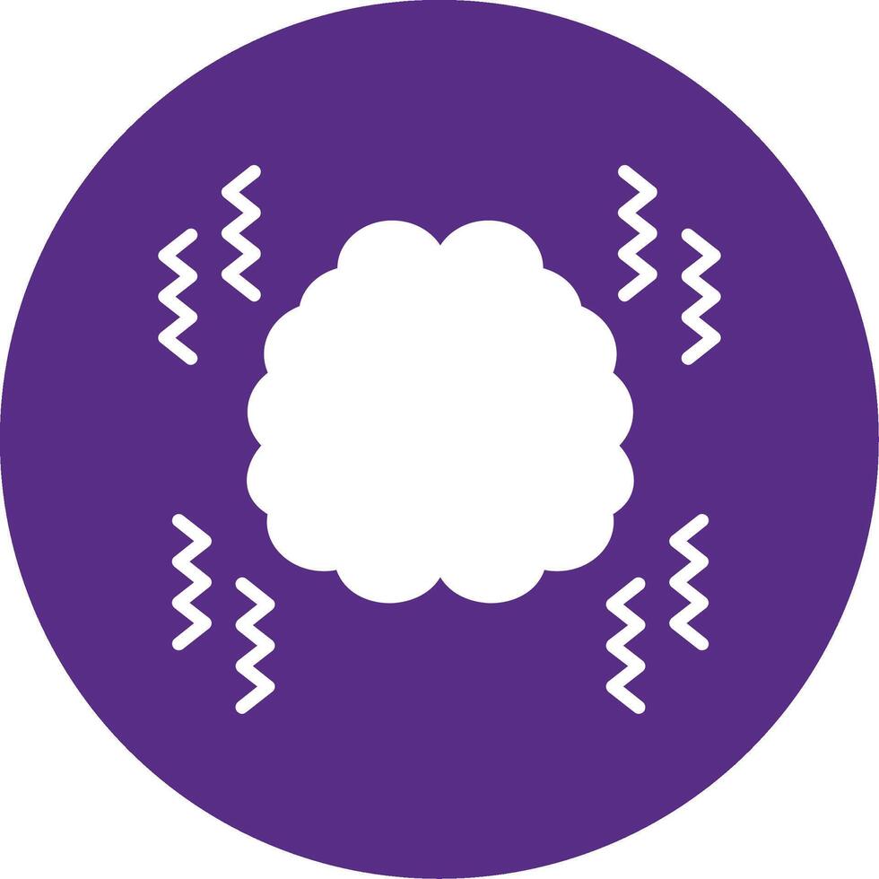 Parkinson Glyph Multi Circle Icon vector