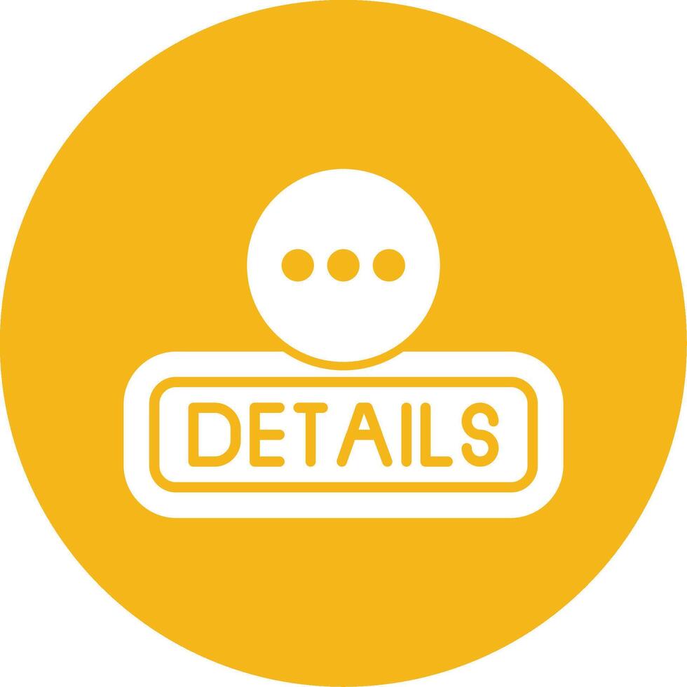 Details Glyph Multi Circle Icon vector