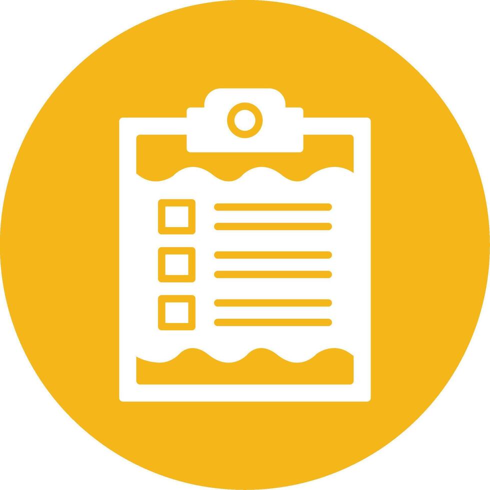 Clipboard Glyph Multi Circle Icon vector