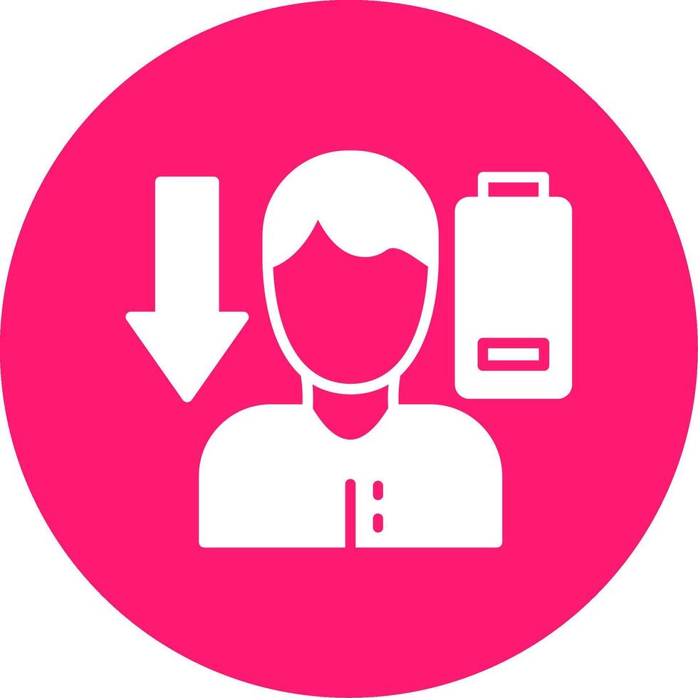 Low Energy Glyph Multi Circle Icon vector