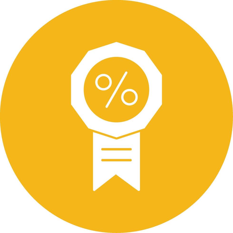 Badge Glyph Multi Circle Icon vector