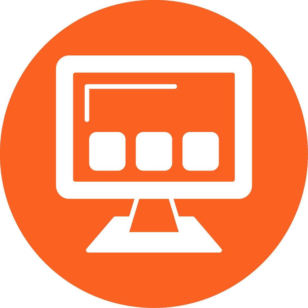Apps Glyph Multi Circle Icon vector
