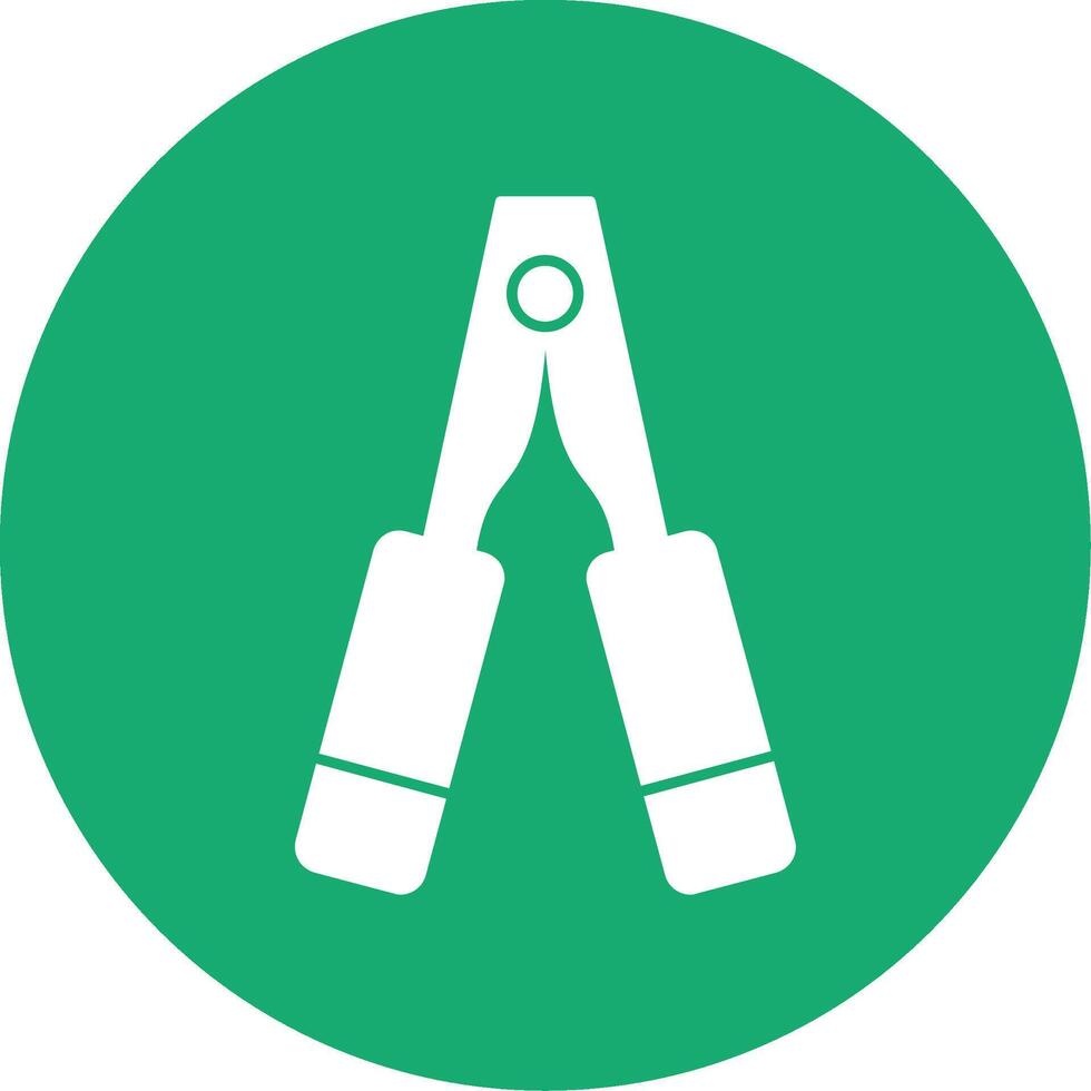 Clamp Glyph Multi Circle Icon vector