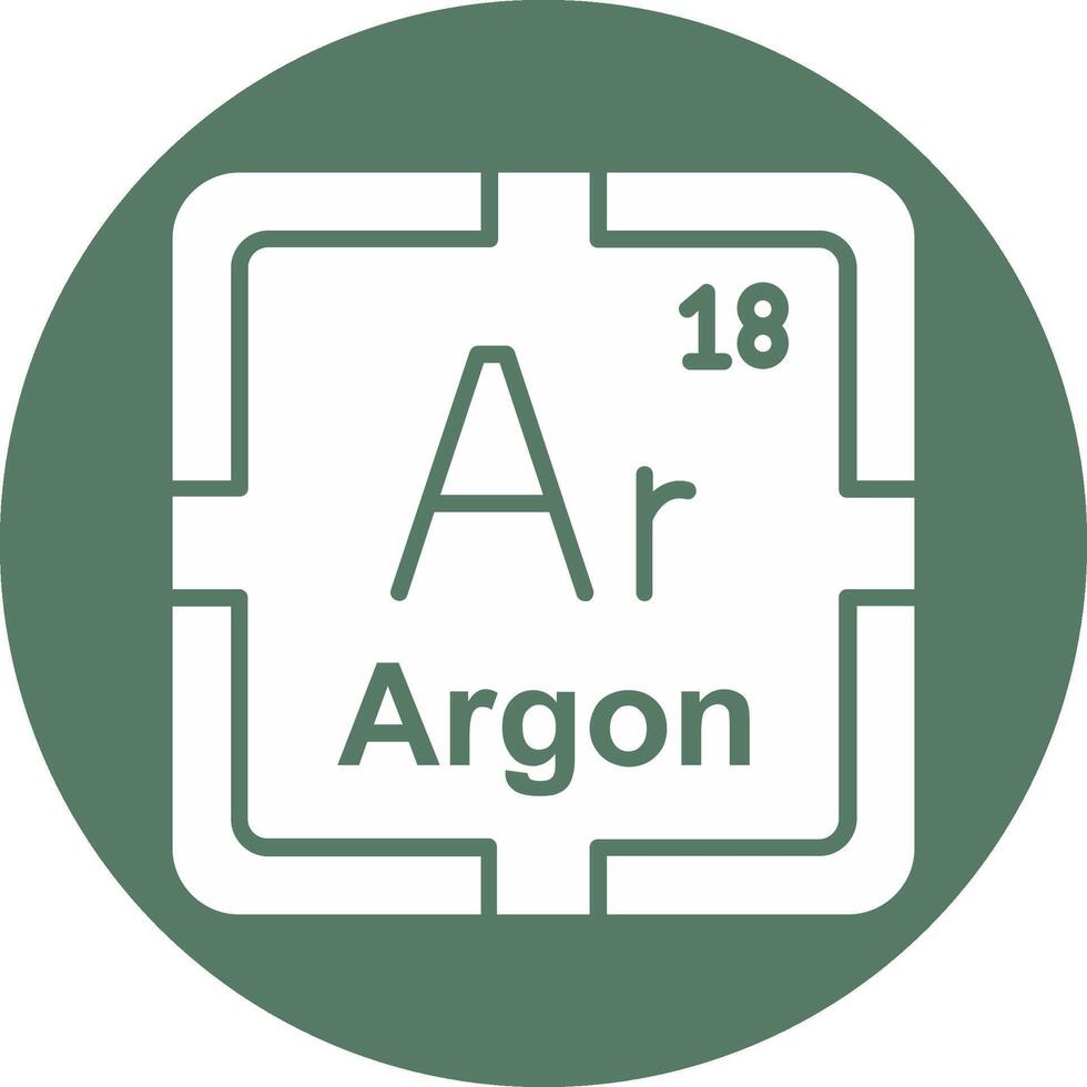 Argon Glyph Multi Circle Icon vector