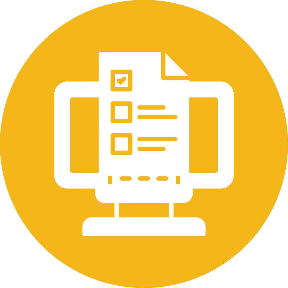 Brief Glyph Multi Circle Icon vector