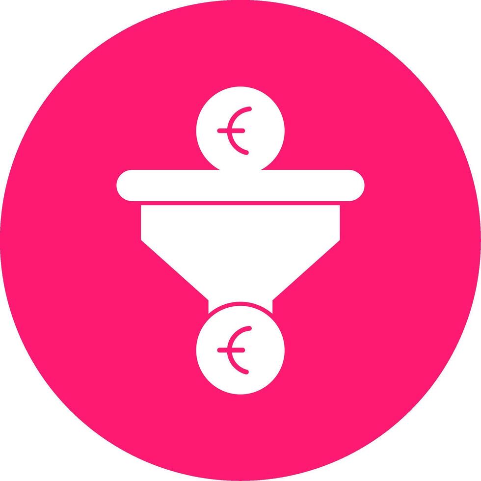 Sales PipeGlyph Multi Circle Glyph Multi Circle Icon vector