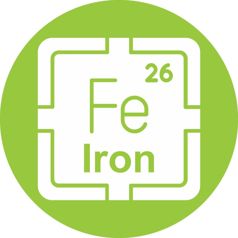 Iron Glyph Multi Circle Icon vector