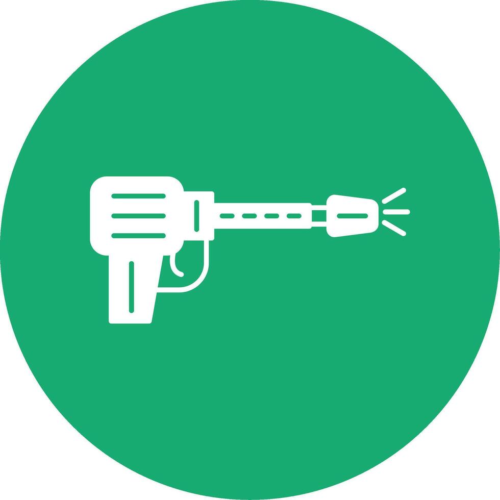 Power Wash Glyph Multi Circle Icon vector