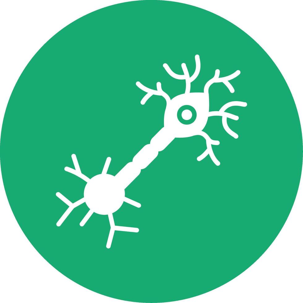 Multipolar Neuron Glyph Multi Circle Icon vector
