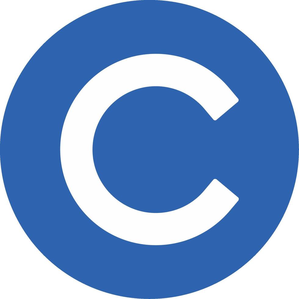 Small c Icon vector