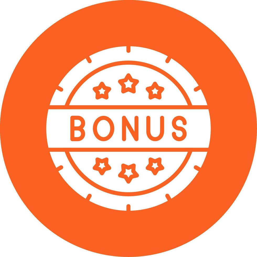 Bonus Glyph Multi Circle Icon vector