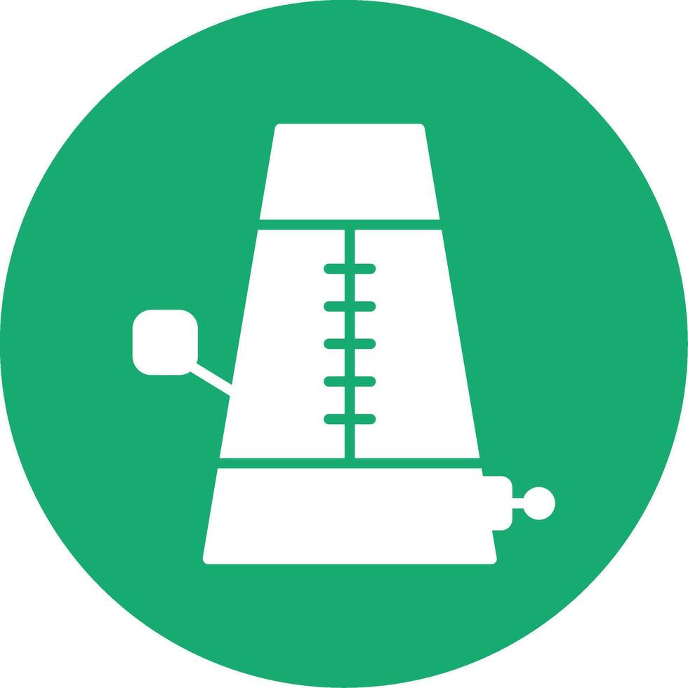 Tempo Glyph Multi Circle Icon vector