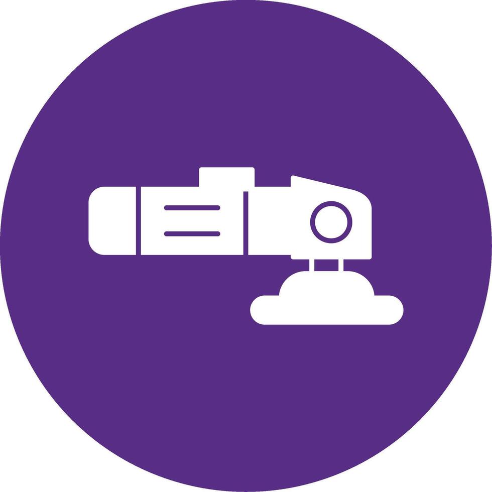 Polisher Glyph Multi Circle Icon vector