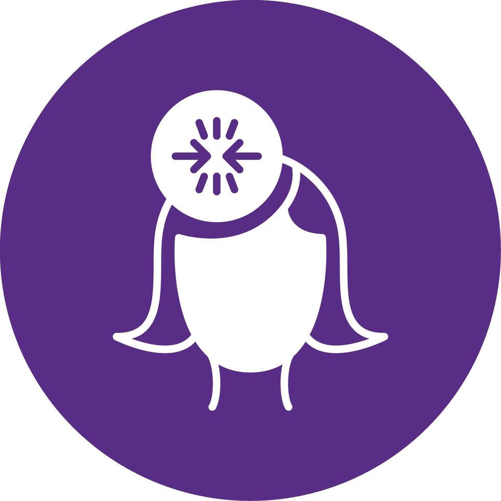 Conflict Glyph Multi Circle Icon vector